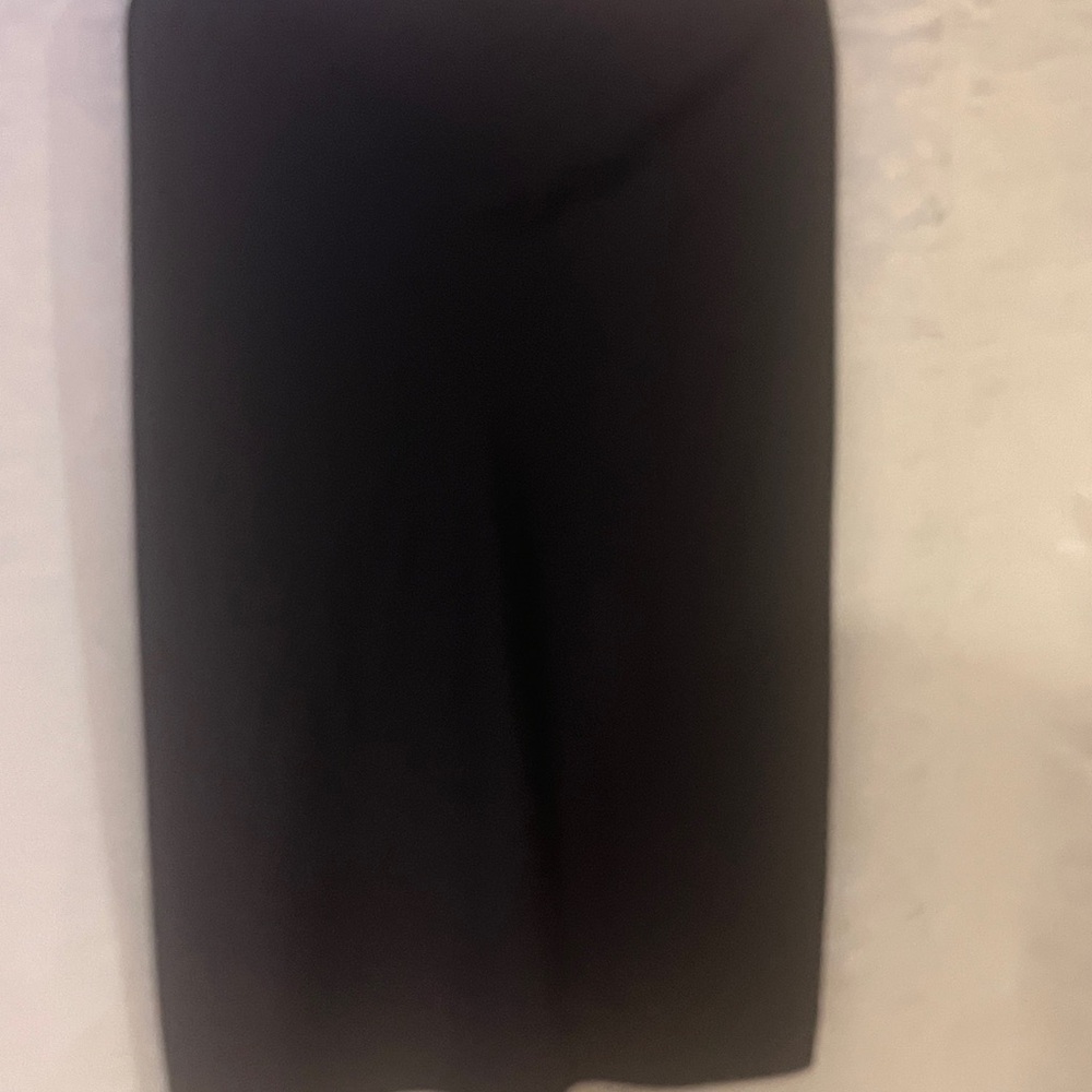 J. Crew Black Midi Skirt